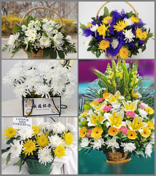 贵州毕节市七星关区对坡镇沟脚村白事提篮配送